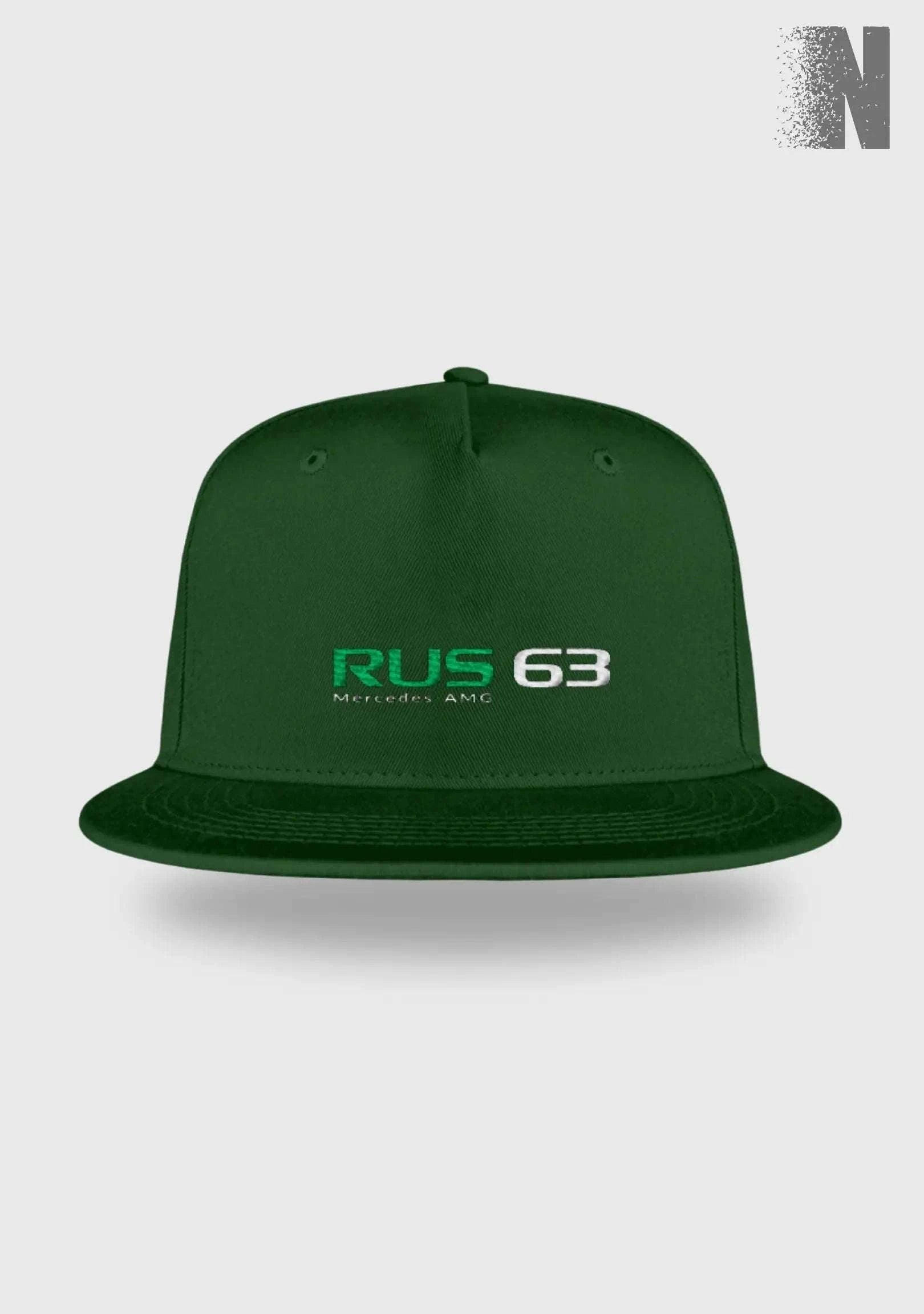 Image of Racer’s Lounge Snapback RUS 63 - Snapback mit Stick Snapback mit Stick Novawear Dark Green OneSize
